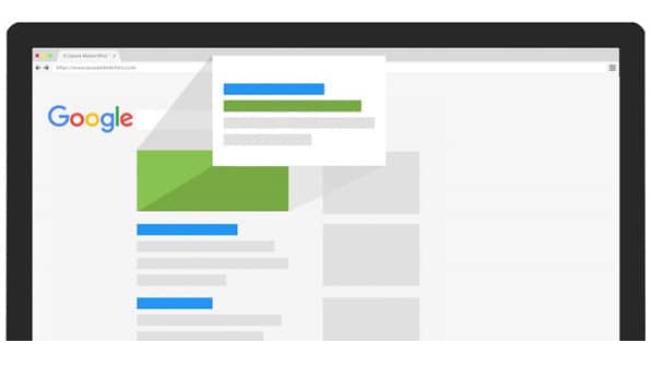 Google AdWords Training Text Ad In Search Page
