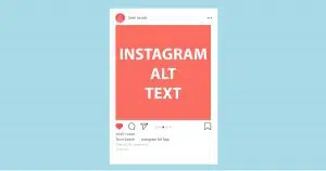 Instagram Alt Text illustration