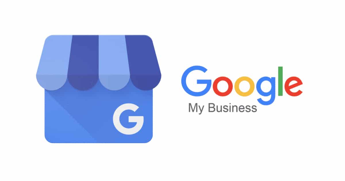 Google My Business logo with blue shop