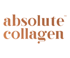 Absolute Collagen logo in light brown text