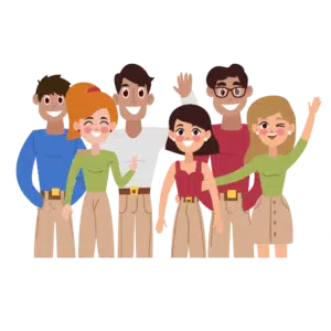 Team members illustration