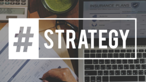 Digital marketing agency Birmingham banner image showing text: #strategy