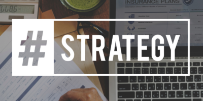 Digital marketing agency Birmingham banner image showing text: #strategy